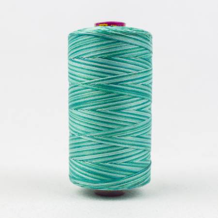 Fruitti Variegated 12wt Cotton Thread 400m Peacock