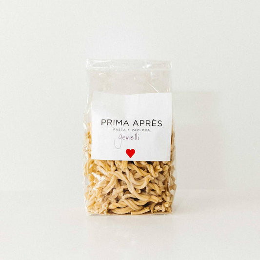 Gemelli Pasta – Artisan Semolina Pasta with Bronze Die Cut