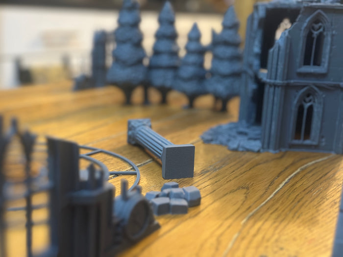 Gothic Battlefield Terrain Bundle – Complete Tabletop Wargaming Set – UK Delivery Included