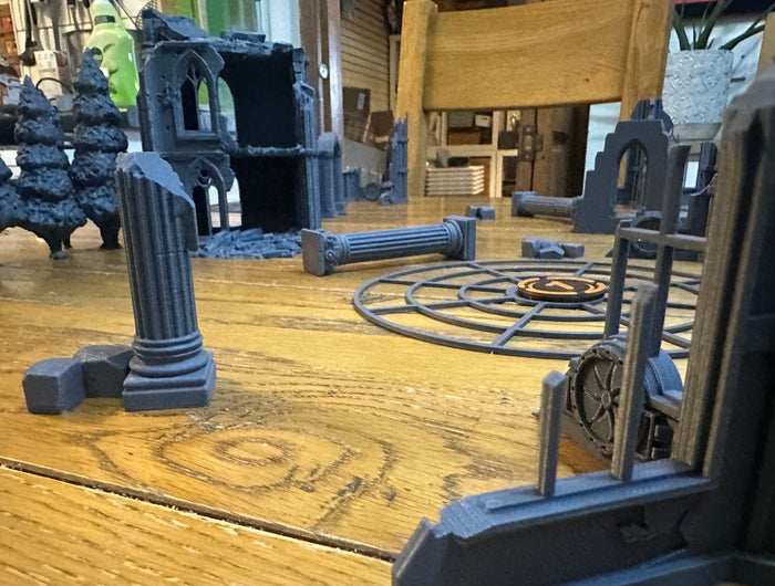 Gothic Battlefield Terrain Bundle – Complete Tabletop Wargaming Set – UK Delivery Included