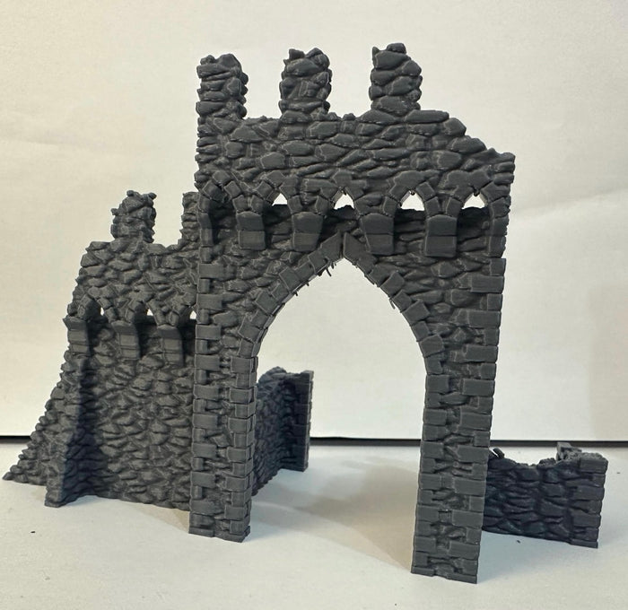 Gothic Ruins Archway Terrain Piece - UK delivery included.