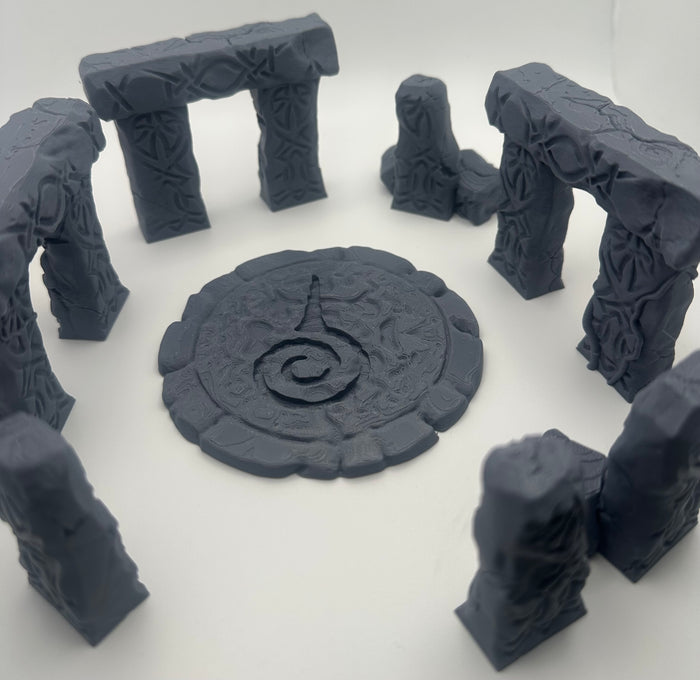 Gothic Ruins Terrain Bundle with Objective Marker – UK Delivery Included