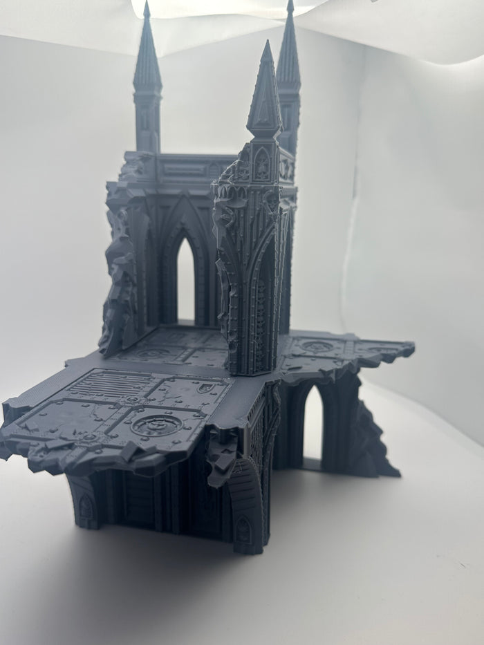 Gothic Ruins Terrain Set – Modular Two-Building Bundle – UK Delivery Included