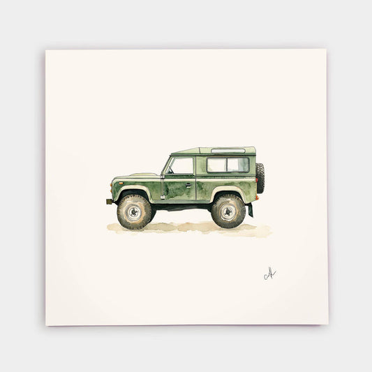 Green Rover - Unframed Art Print
