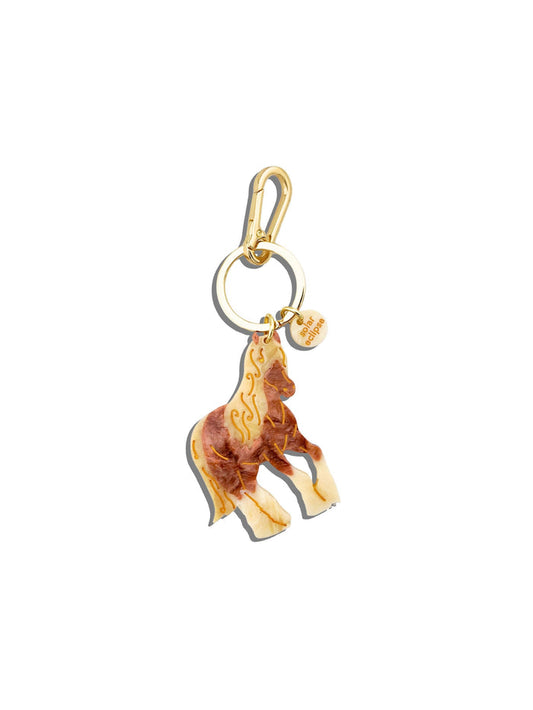 Hand-painted Horse Bag Charm + Keychain