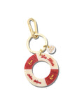 Hand-painted Lifesaver Bag Charm + Keychain | Eco-Friendly