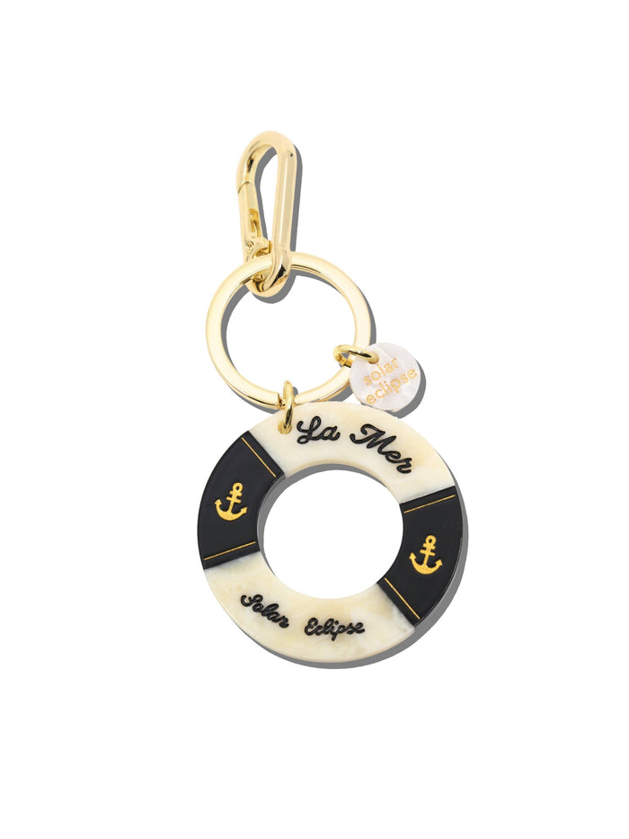 Hand-painted Lifesaver Bag Charm + Keychain | Eco-Friendly