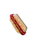 Hand-Painted New York Hot Dog Acetate Claw Hair Clip | Eco-Friendly