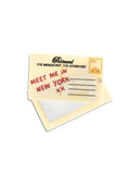 Hand-painted New York Postcard Compact Mirror | Eco-Friendly