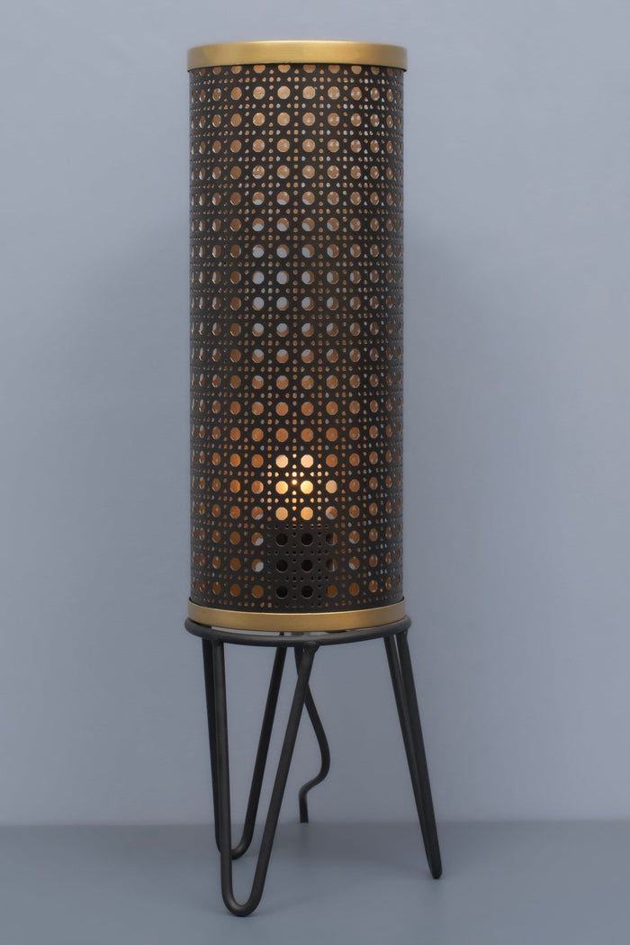 Handcrafted Metal Table Lamp - Artistically for Home Decoration, Bedroom, Living Room, Side Table - The Rug Decor