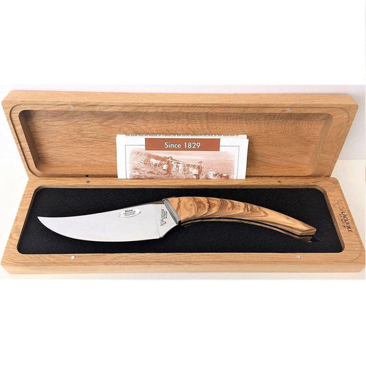 Handmade Cheese Knife 'Le Buron' with Olivewood Handle