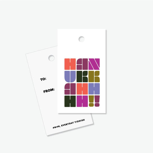 Hanukkahhhh!! Gift Tags