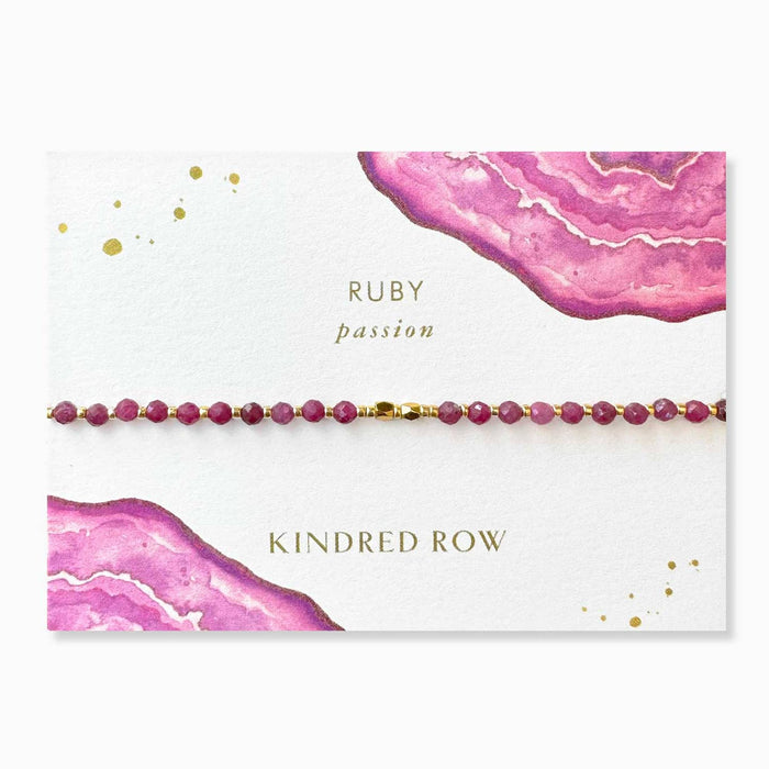 Healing Gemstone Bracelet | Ruby