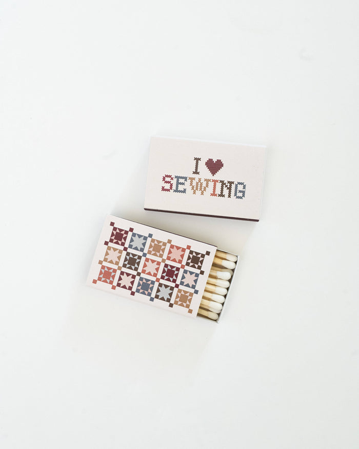 I Love Sewing Matchbox