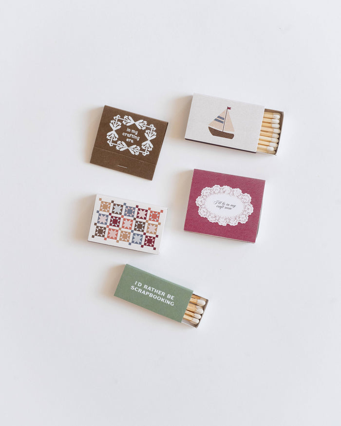 I Love Sewing Matchbox
