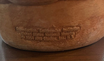 Alva Studios Mayan Vase Repro Smithsonian Institute 1954 14" MCM