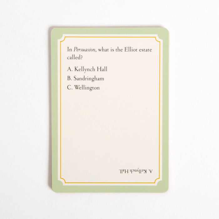 Jane Austen Trivia