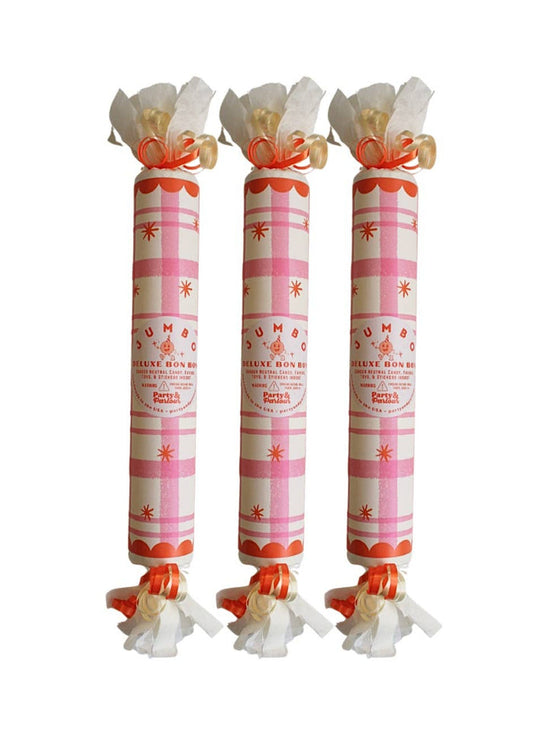 Jumbo Deluxe Surprise Bon Bon Handmade Favor Vintage Plaid