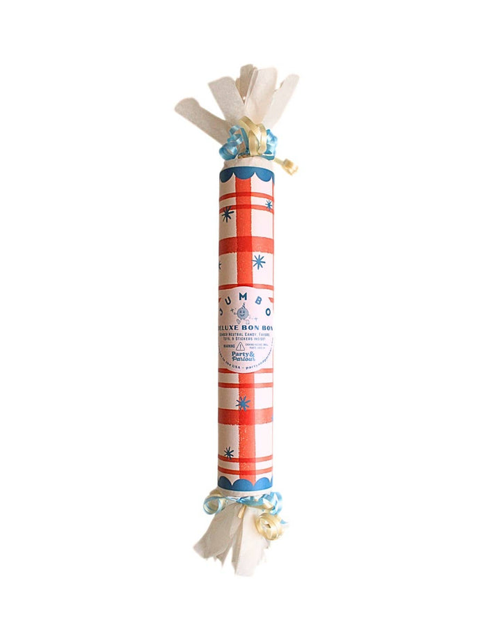 Jumbo Deluxe Surprise Bon Bon Handmade Favor Vintage Plaid