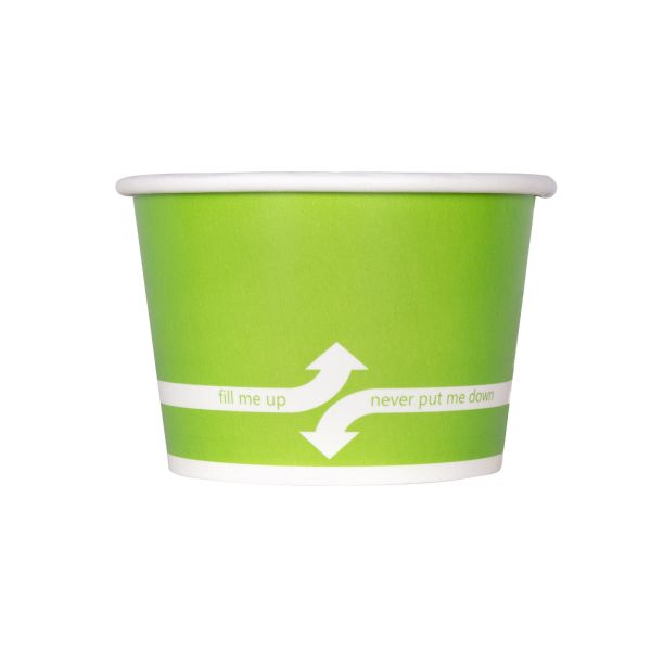 Karat 8oz Food Containers - Green (95mm) - 1,000 ct, C-KDP8 (GREEN)