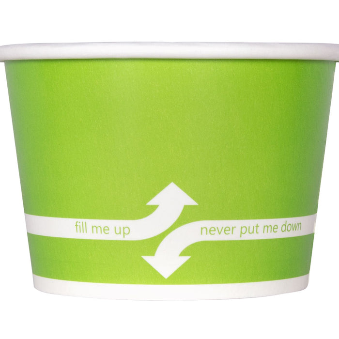 Karat 8oz Food Containers - Green (95mm) - 1,000 ct, C-KDP8 (GREEN)