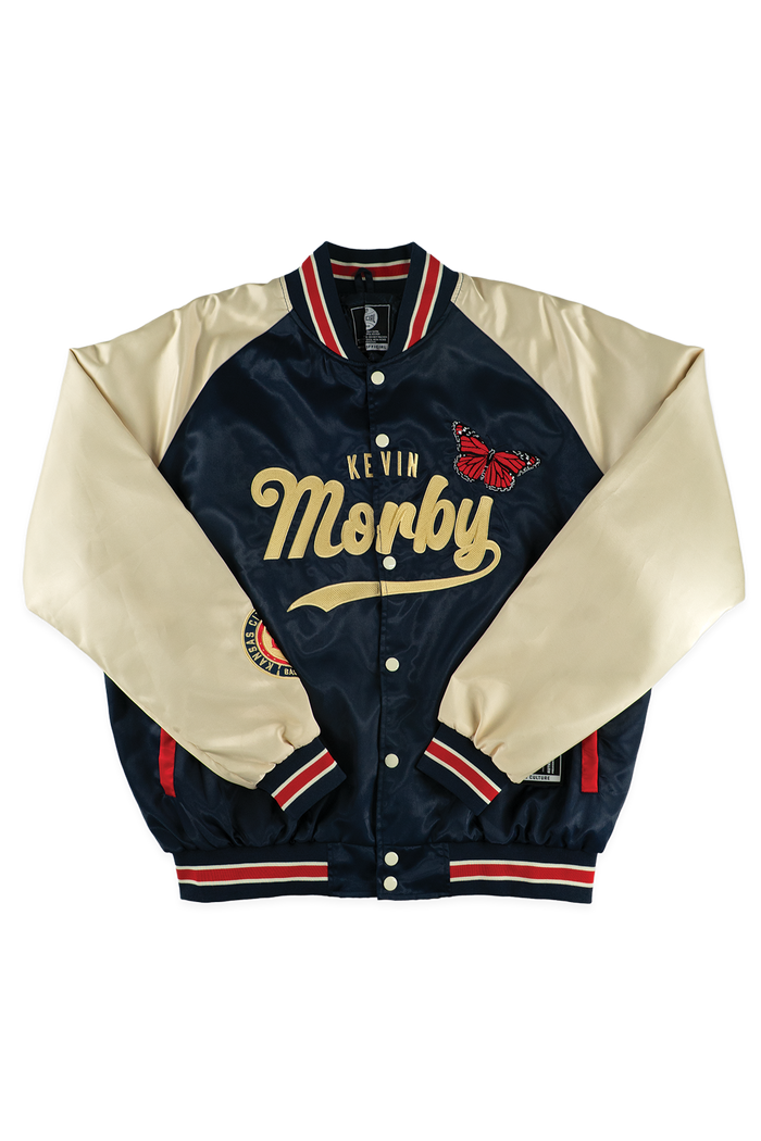 [ Kevin Morby x Kansas City Monarchs ] Satin Jacket - Official League