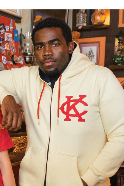 [ Kevin Morby x Kansas City Monarchs ] Zip-Up Hood - Official League