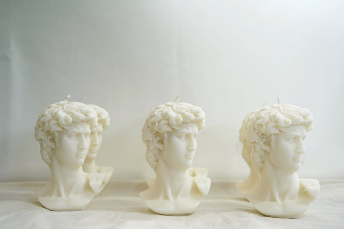 King David Bust Candle