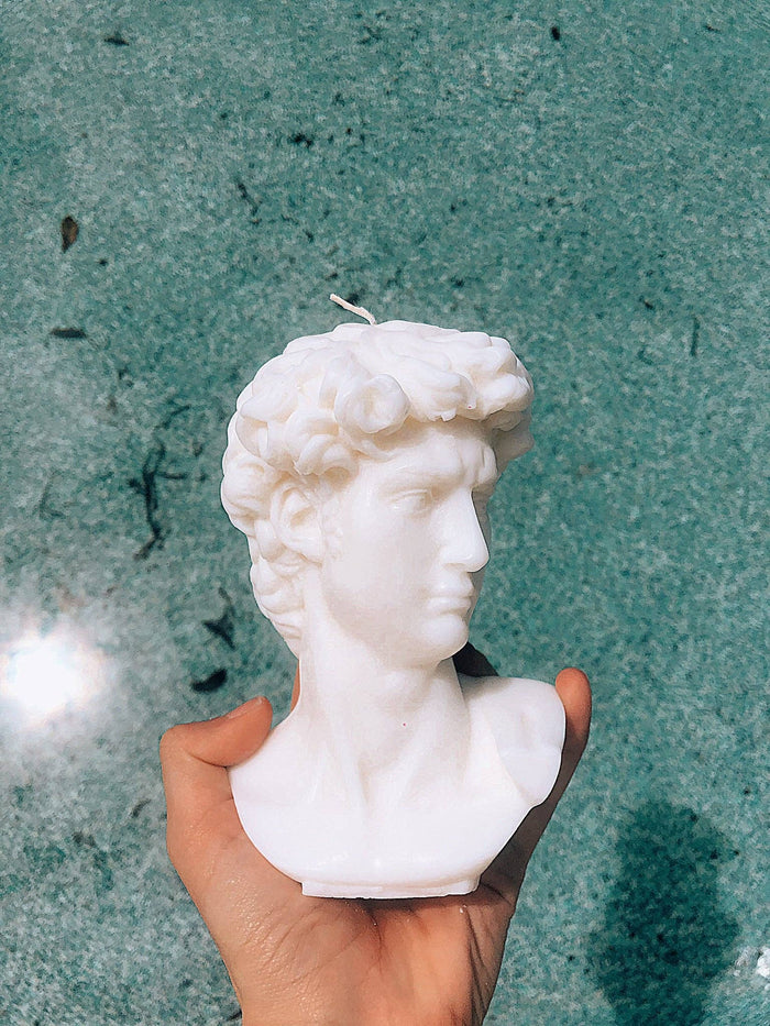 King David Bust Candle