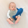 Knit Alpaca Stuffed Narwhal