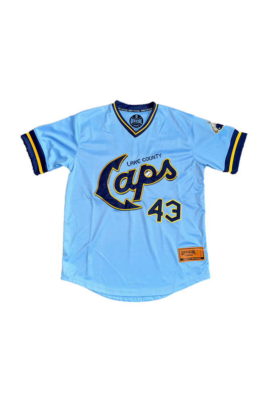 [ lake county captains ] 2025 blue alternate jersey - Official League