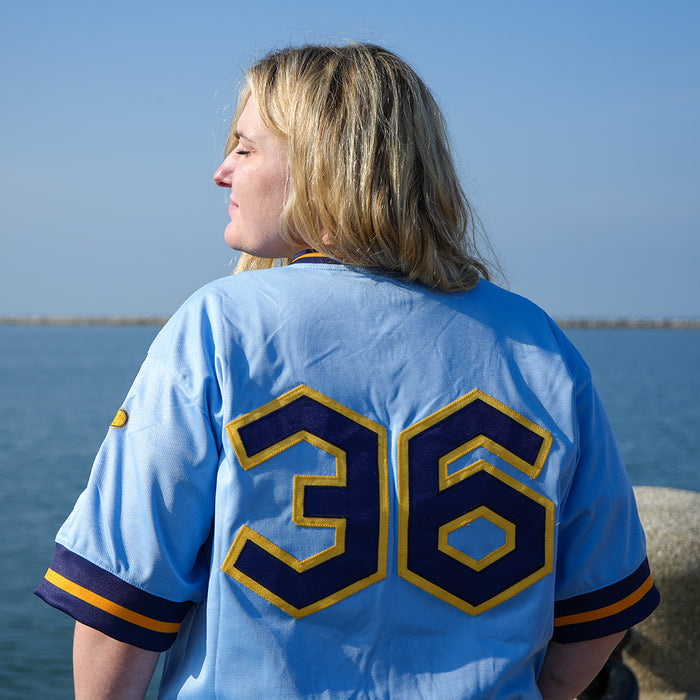 [ lake county captains ] 2025 blue alternate jersey - Official League