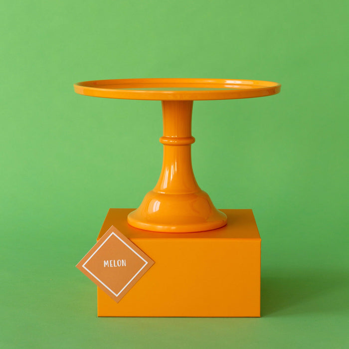 Large Orange Melamine Cake Stand