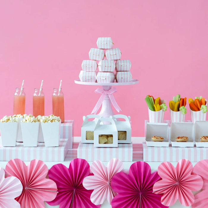 Large Petal Pink Melamine Cake Stand