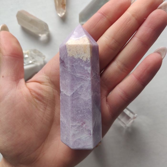 Lepidolite Tower (#5) - Simply Affinity