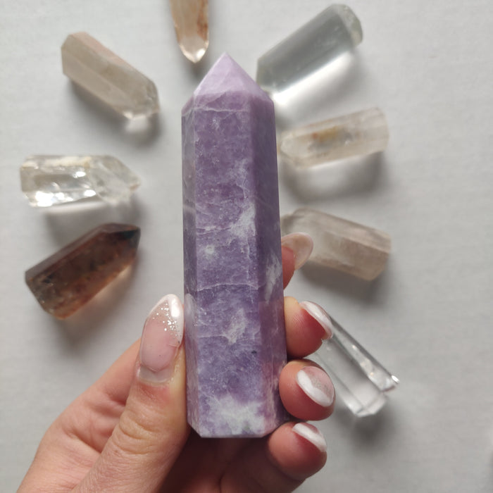 Lepidolite Tower (#7) - Simply Affinity