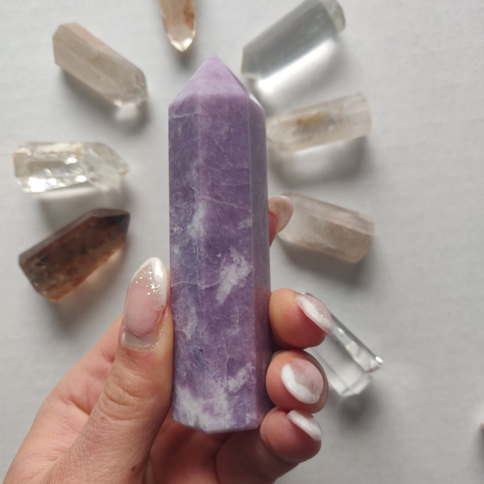 Lepidolite Tower (#7) - Simply Affinity