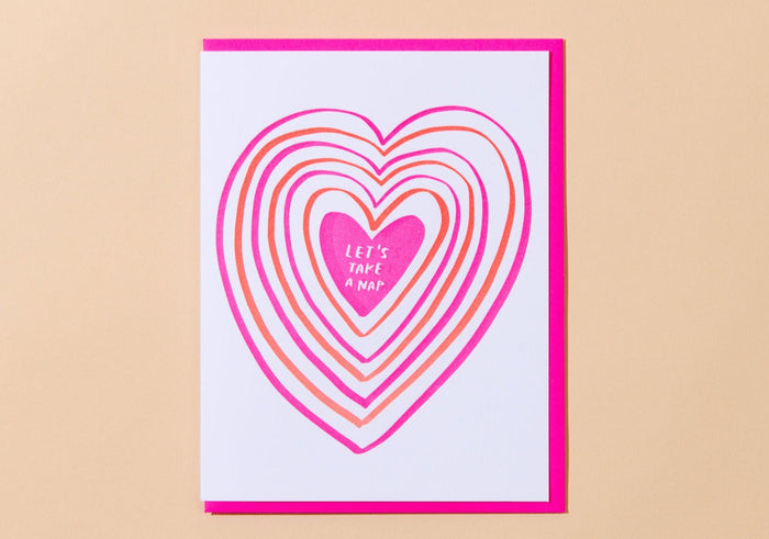 Let's Take a Nap Card