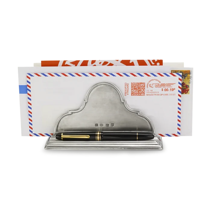 Letter Stand with Pen Rest