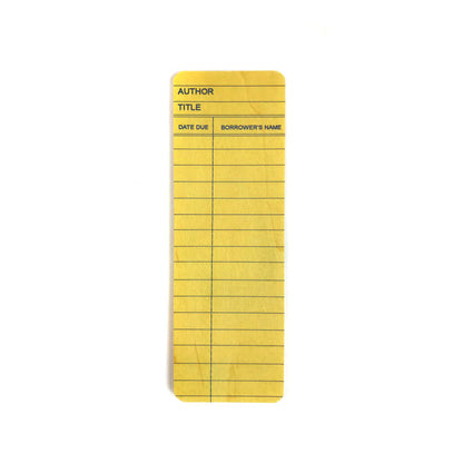 Library Card Bookmark - The New York Public Library Shop