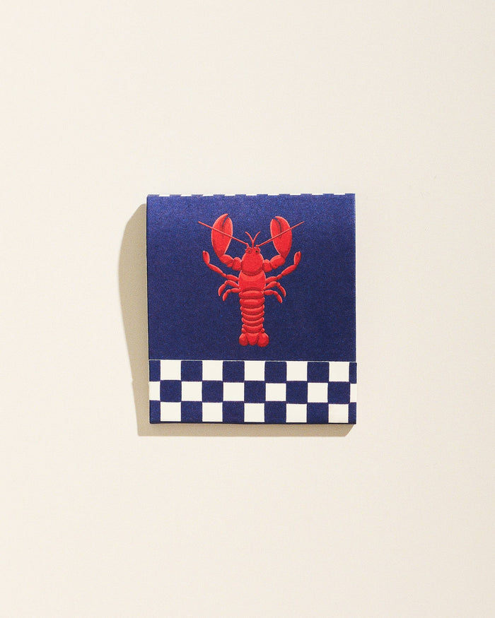 Lobster Printed 10 Stem Matchbook