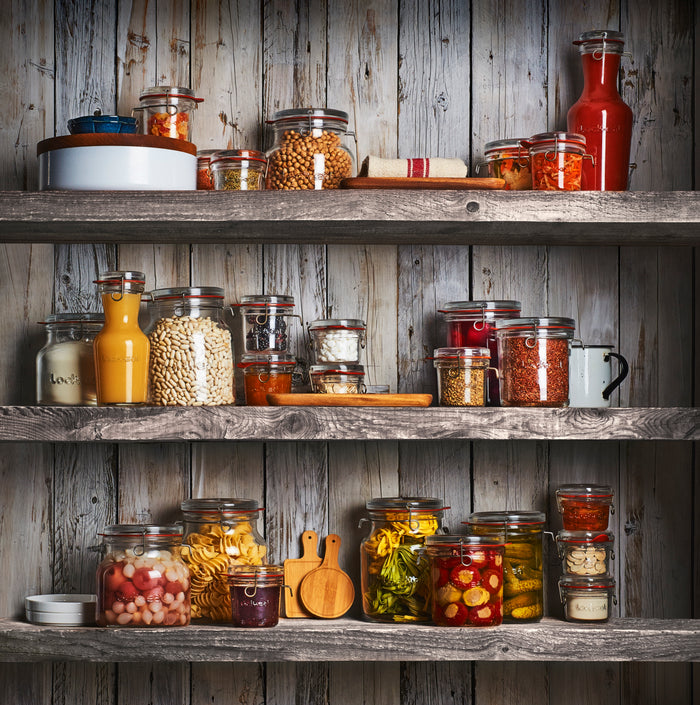 Italian Premium Frigo Canning & Food Jars Set | 3pc | Lock-Eat - Luigi Bormioli USA
