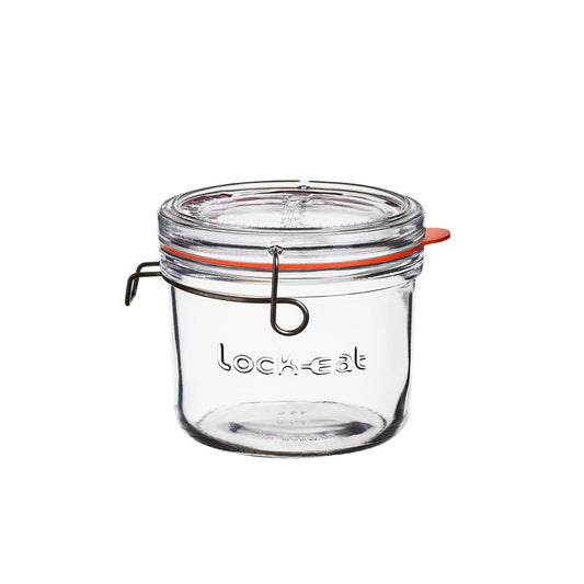 Italian Premium Canning & Food Jar XL | 17oz | Lock-Eat | 1 Piece - Luigi Bormioli USA
