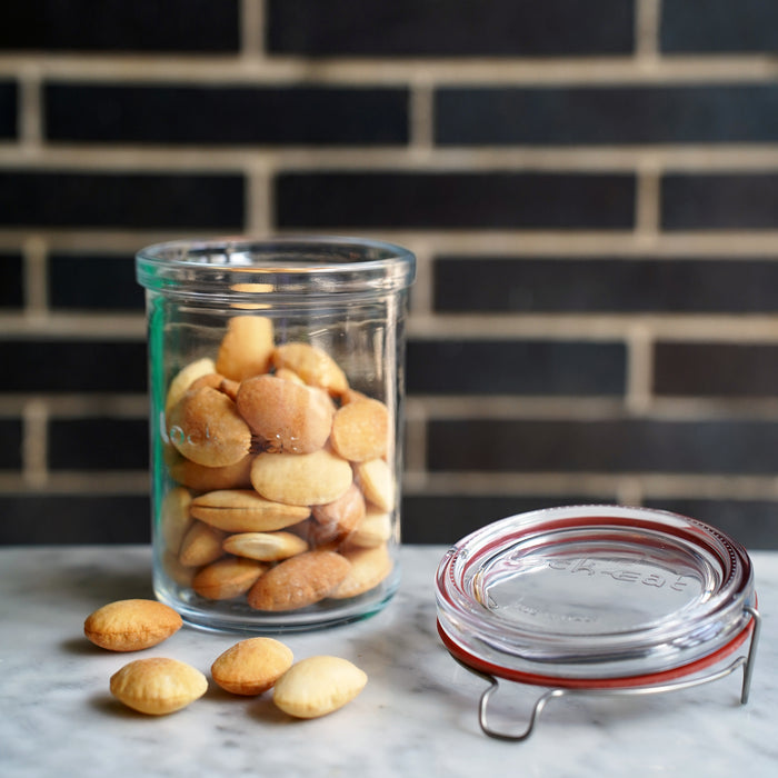 Italian Premium Canning & Food Jar XL | 34oz | Lock-Eat | 1 Piece - Luigi Bormioli USA
