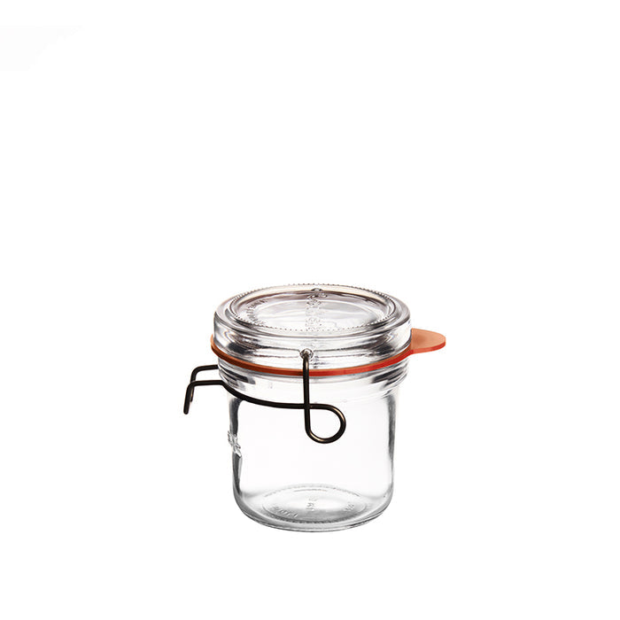 Italian Premium Canning & Food Jar | 6.75oz | Lock-Eat | Set of 6 - Luigi Bormioli USA