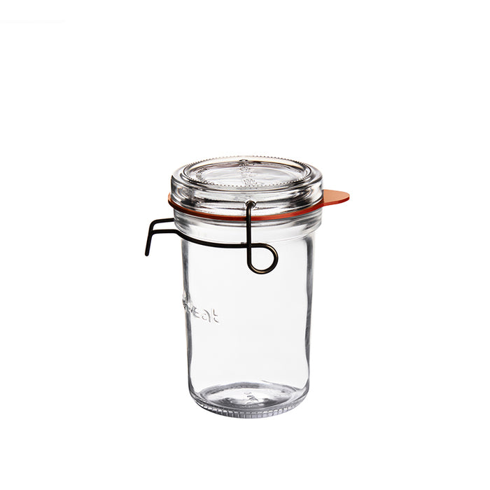 Italian Premium Canning & Food Jars | 11.75oz | Lock-Eat | Set of 6 - Luigi Bormioli USA