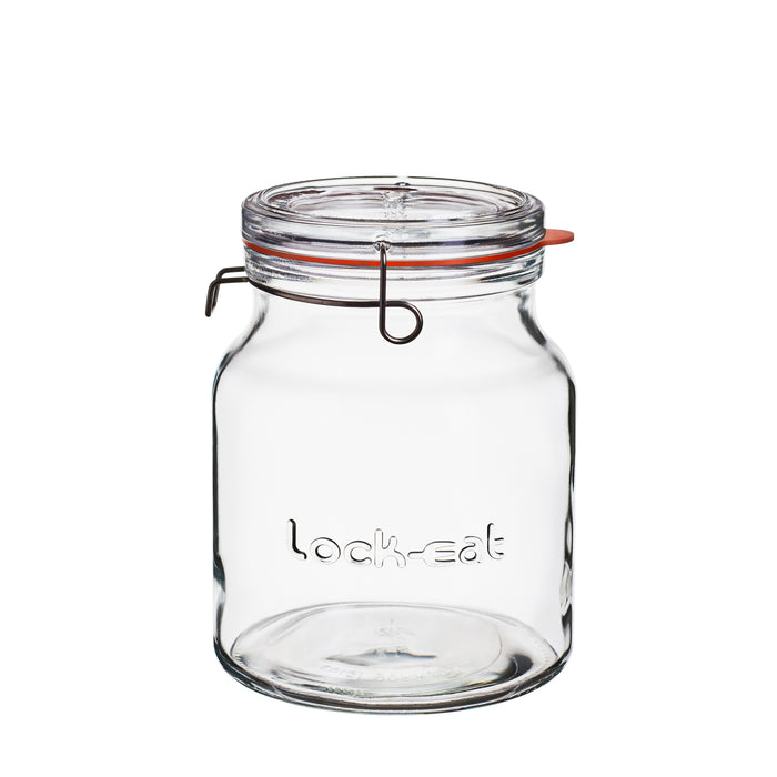 Italian Premium Handy Canning & Food Jar | 67.75oz | Lock-Eat | 1 Piece - Luigi Bormioli USA