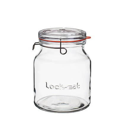 Italian Premium Handy Canning & Food Jar | 67.75oz | Lock-Eat | 1 Piece - Luigi Bormioli USA