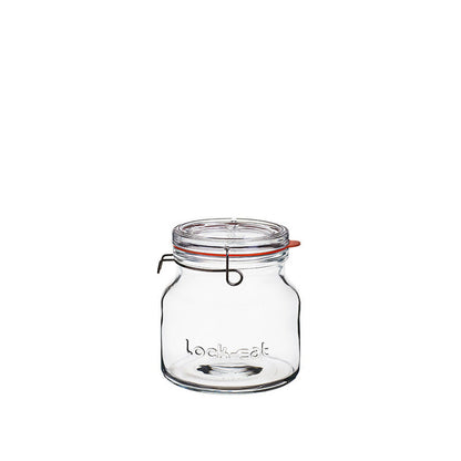 Italian Premium Handy Canning & Food Jar | 50.75oz | Lock-Eat | 1 Piece - Luigi Bormioli USA