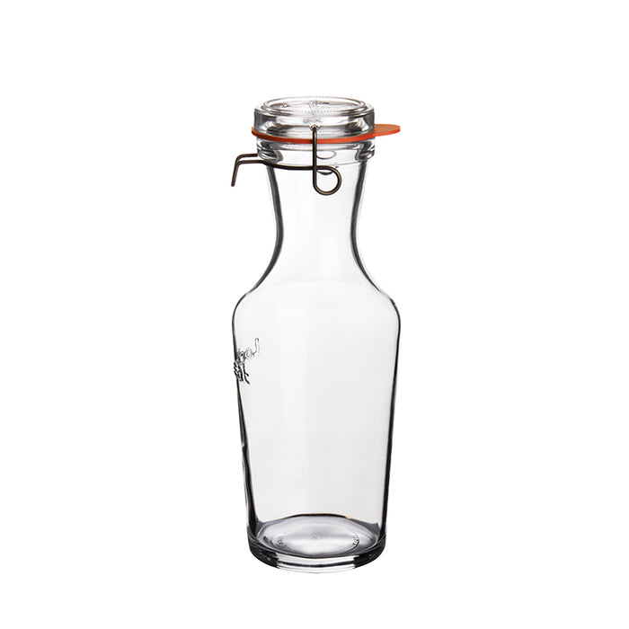 Italian Premium Canning & Juice Jar | 34oz | Lock-Eat | Set of 6 - Luigi Bormioli USA